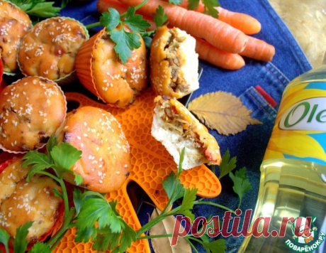 Пирожки мясные с капустой – кулинарный рецепт