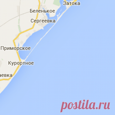 Карта Одесская область пос.Курортное