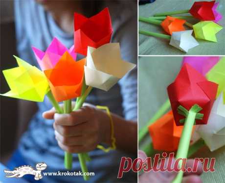 TULIPS for Mom | krokotak