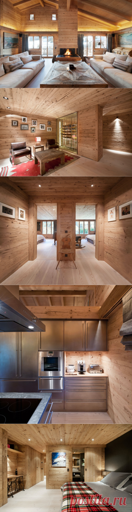 Шале Gstaad в Альпах