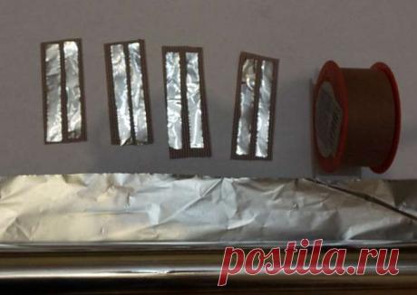 Лечение алюминиевой фольгой и серебряными мостиками