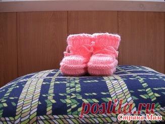Пинетки связанные на спицах - Мир пинеток. - Страна Мам