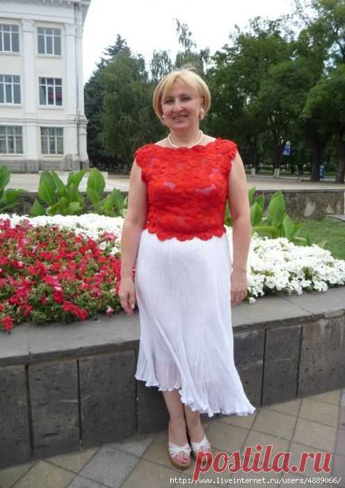 КРАСИВЫЕ ЦВЕТЫ В ТЕХНИКЕ "ТУНИССКОГО ВЯЗАНИЯ" ОТ NATAD | Варварушка-Рукодельница