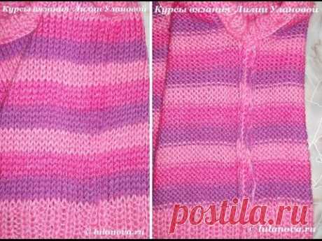 Соединение деталей при вязании спицами 2 - Connection of parts when knitting needles