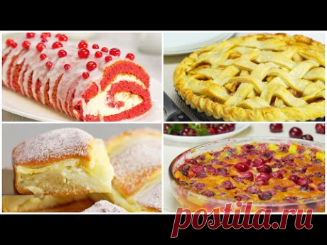 4 Очень вкусных десерта из простых продуктов. Рецепты от Всегда Вкусно!