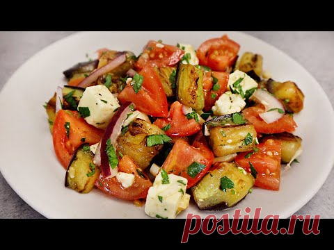 Салат с баклажанами и сыром. Простой и вкусный рецепт # 146