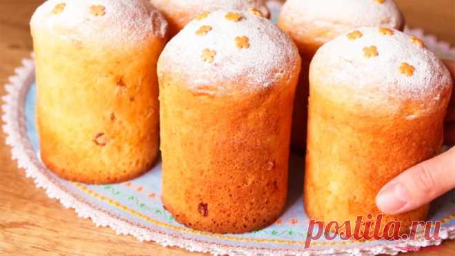 Творожный кулич без дрожжей - Лучший сайт кулинарии