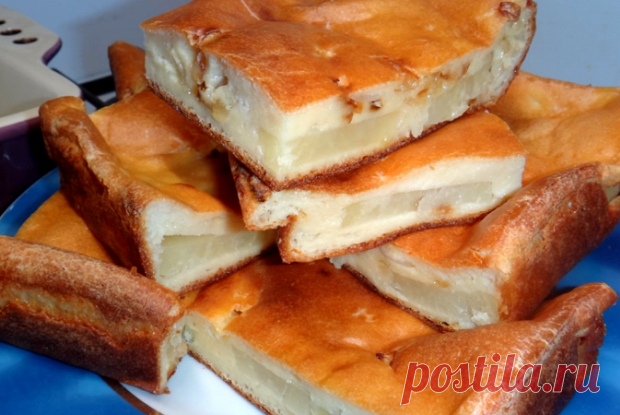 Кефирный пирог с картошкой и луком рецепт – выпечка и десерты. «Еда»