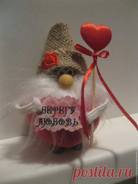 Купить Домовой ХРАНИТЕЛЬ ЛЮБВИ. - любовь, любимой, любимому, оберег, оберег в подарок, хранитель, домовой
