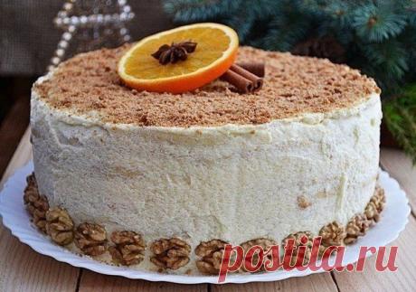 Домашний торт из творога