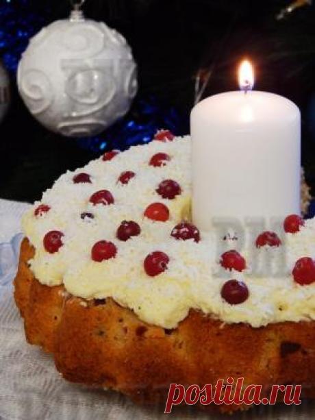 Масляний кекс з клюквою (Масляный кекс с клюквой) Смачний кекс з журавлиною, який може замінити собою торт. Ароматна солодка випічка з яскравою соковитою кисленькою нотою