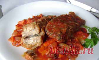 Селедка тушеная в овощах рецепт вкусно и просто