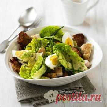 Мясной пасхальный салат.