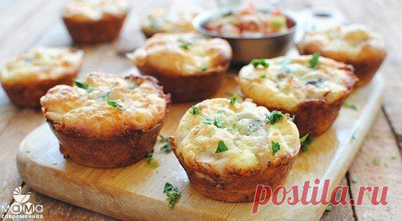 Куриные маффины с сыром