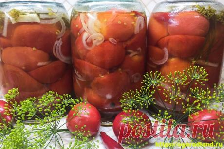 Помидоры с чесноком и острым перцем. Пошаговый рецепт с фото