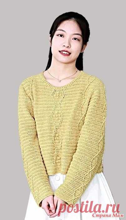 Плотный джемпер с ромбовидным рельефным узором. (размер М) длина 48 см, обхват груди 95 см, ширина плеч 37 см, длина рукава 56 см. (Размер L) Длина 51 см, обхват груди 101 см, ширина плеч 38 см, длина рукава 58 см.