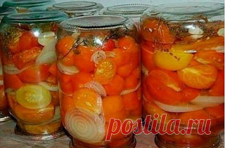 Рецепты и Блюда: ПОМИДОРЫ МАРИНОВАННЫЕ
