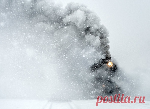 Отправление паровоза Л-5248 со станции Куженкино, Тверская область. Фотограф – Алексей Задонский: nat-geo.ru/community/user/122189