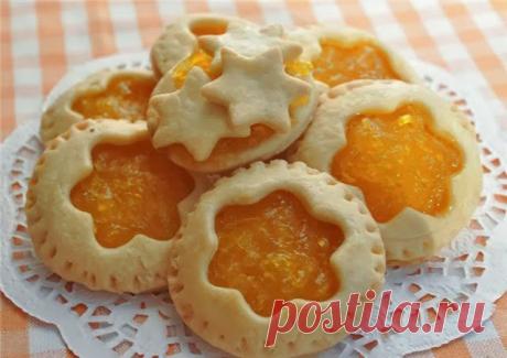 Печенье с тыквенным джемом.