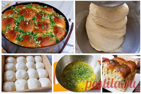 Пампушки к борщу за 20 минут | Четыре вкуса