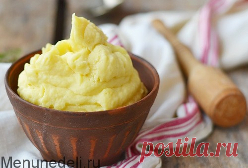Рецепт пюре картофельного как в детском саду / Меню недели
