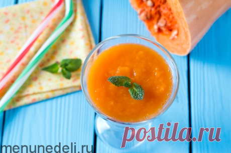 Рецепт смузи из тыквы и апельсина / Меню недели