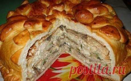 Праздничный пирог «Курник»