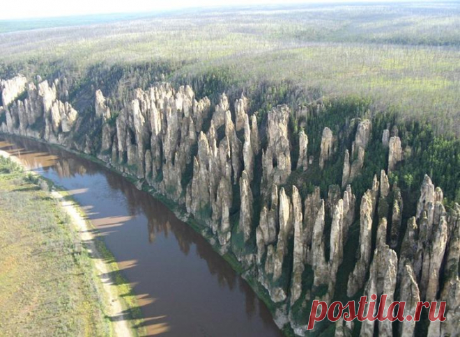 Ленские столбы - каменный лес на реке Лена