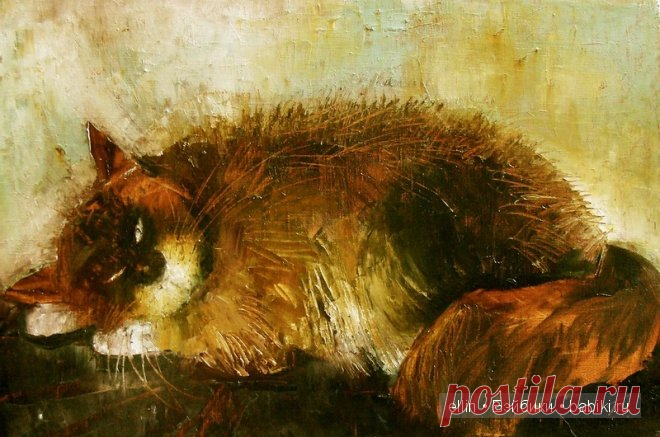 Бесподобные коты питерской художницы Галины Чувиляевой / Разное. Интересное / Бэйбики. Куклы фото. Одежда для кукол