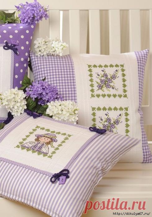 ​Декоративные подушки на любой вкус. Идеи для вдохновения! | Интересные идеи для вдохновения