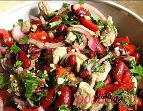 Салат «Цада» (дагестанская кухня) Салат «Цада» - блюдо дагестанской кухни. Благодаря тому, что в этом кавказском салате гармонично сочетаются фасоль, картофель и мясо, он ...