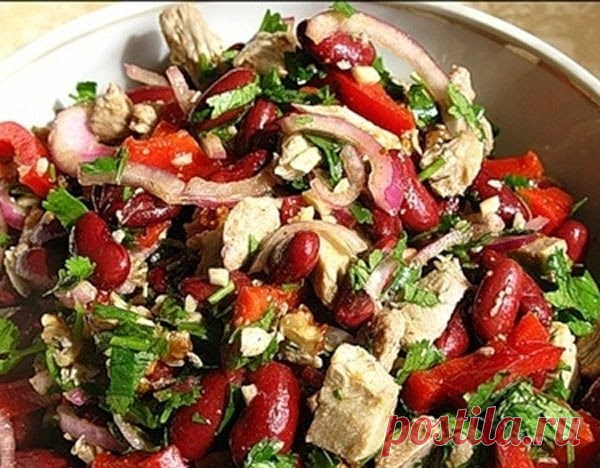 Салат «Цада» (дагестанская кухня)    Салат «Цада» - блюдо дагестанской кухни. Благодаря тому, что в этом кавказском салате гармонично сочетаются фасоль, картофель и мясо, он ...