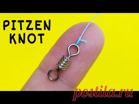 Рыболовный узел pitzen knot - идеальный рыболовный узел, которым можно связать как леску так и шнур. Данным узлом можно привязать: карабин, крючок, вертлюжок и застежку. Прочность данного узла составляет 96%. Это самый крепкий рыболовный узел, которым пользуюсь на всех рыбалках.
