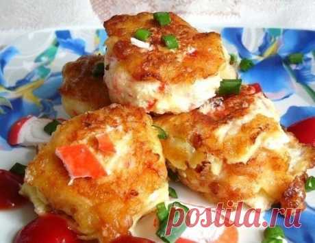Котлетки из крабовых палочек в кляре - Кулинарный рецепт - Повар в доме