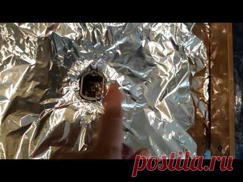 Защита кухонной плиты фольгой