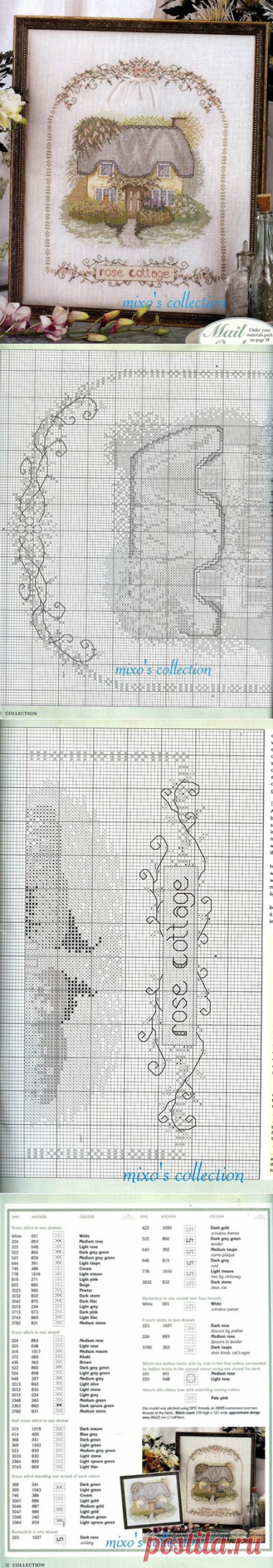 Rose Cottage.Пейзажи с домами