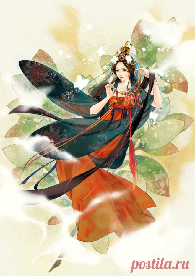 〔 古风美人 〕作者' 山岚                                                        〔Древняя красота〕 Автор 'Шан Лан