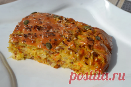 Как я готовлю заливной пирог с капустой и гречкой. Всегда хорошо пропекается и не разваливается. Один из лучших моих рецептов. | Елена/НедОсолила | Яндекс Дзен