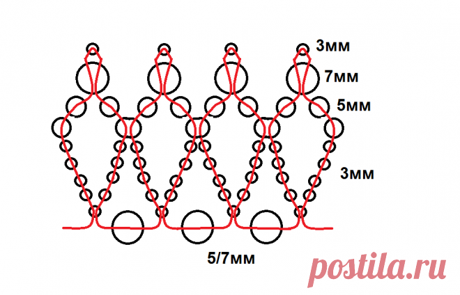 Корона для куклы из бусин. | Журнал Ярмарки Мастеров