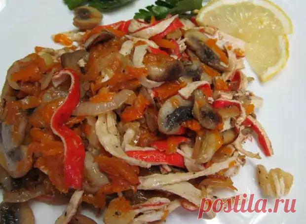 Открыла для себя новый рецепт салата с жареными крабовыми палочками (едят даже те, кто их нелюбит) - Карельские Вести - медиаплатформа МирТесен