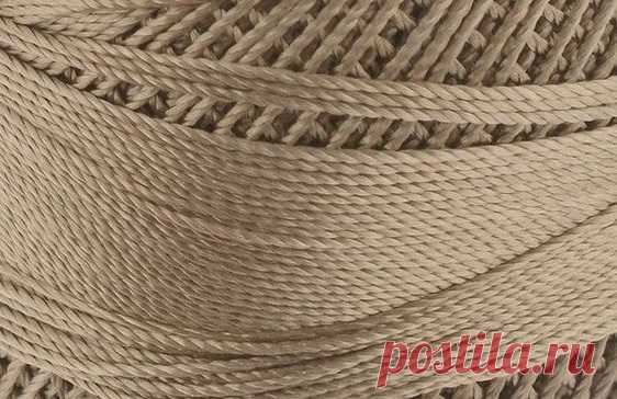 Пряжа Yarn art "Ирис Тулип", цвет: 406 темно-бежевый, 250 м, 50 грамм (6 мотков)