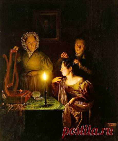 Бельгийский живописец Petrus van Schendel (1806-1870)