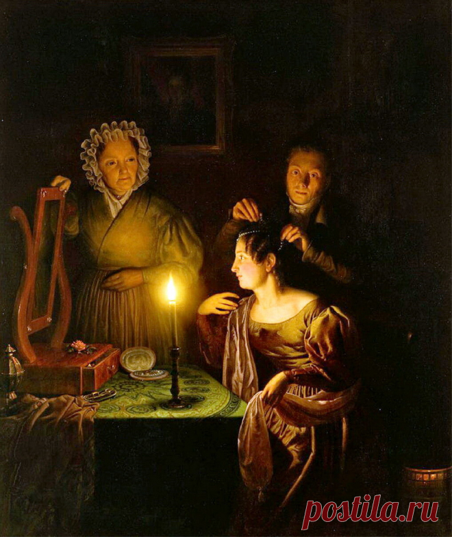 Бельгийский живописец Petrus van Schendel (1806-1870)