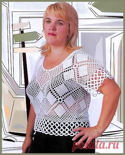 Кофточка с колечками. Схема вязания крючком. - Схемы вязания кофты - Схемы для вязания - Уроки вязания крючком - Вязание крючком, мотивы, схемы для вязания крючком