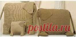 Текстильные слоники. Шесть выкроек