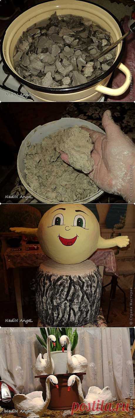 Как я делаю массу для лепки ,уличных фигур | Страна Мастеров