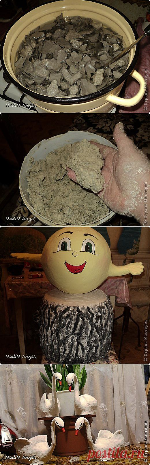 Как я делаю массу для лепки ,уличных фигур | Страна Мастеров