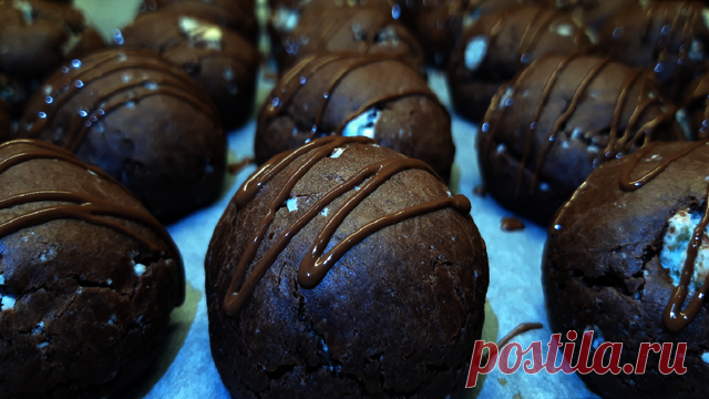 Супер вкусные шоколадные печеньки – пошаговый рецепт с фотографиями