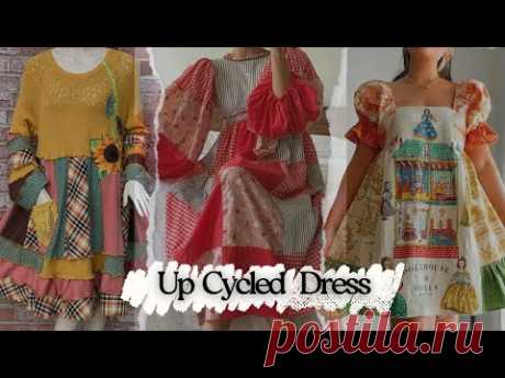 Recycled Dress Gown | Recycling a Dress | Creative Recycled Dress | #recycle #upcycling