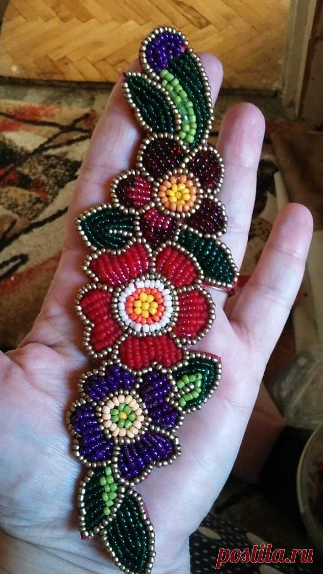 Beaded flowers